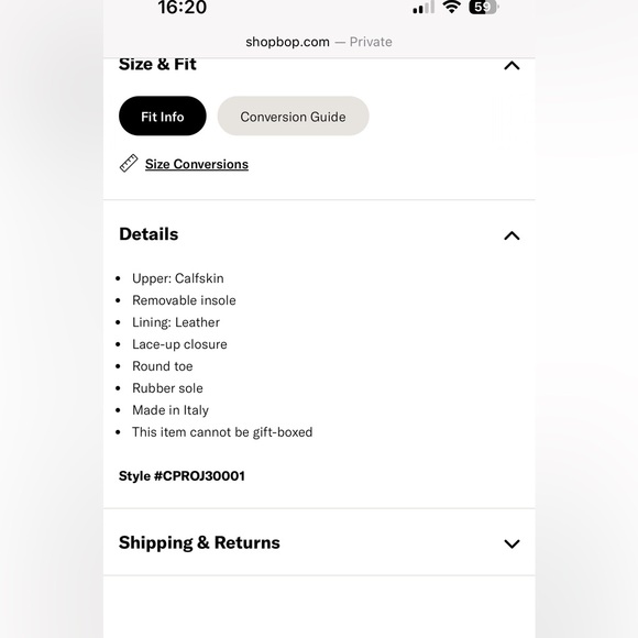 Common projects white leather platform sneaker retail $470. Size 36 - Picture 12 of 17